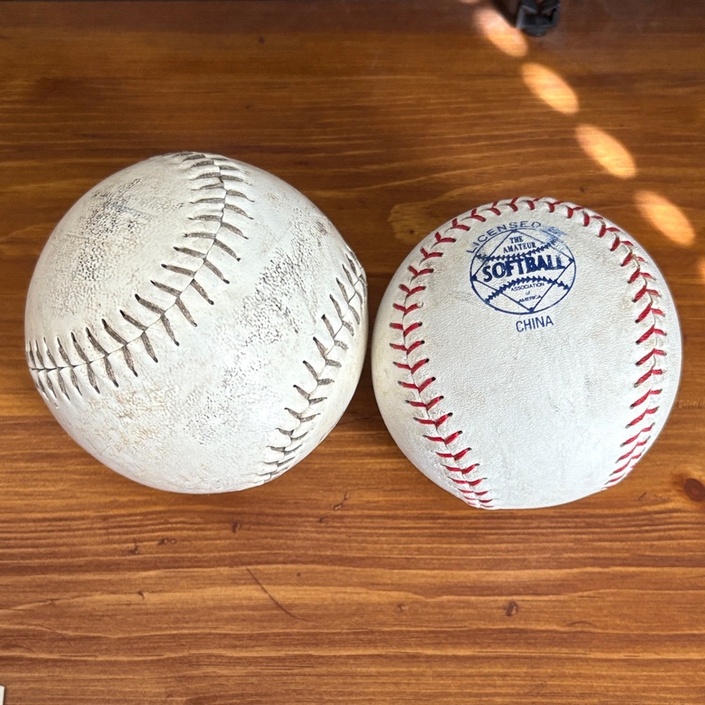 White Softball Set